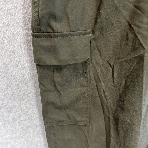 Old Navy XS Olive Green StretchTech Cargo Joggers Dry Quick Elastic Hem Athleisu - Picture 8 of 13